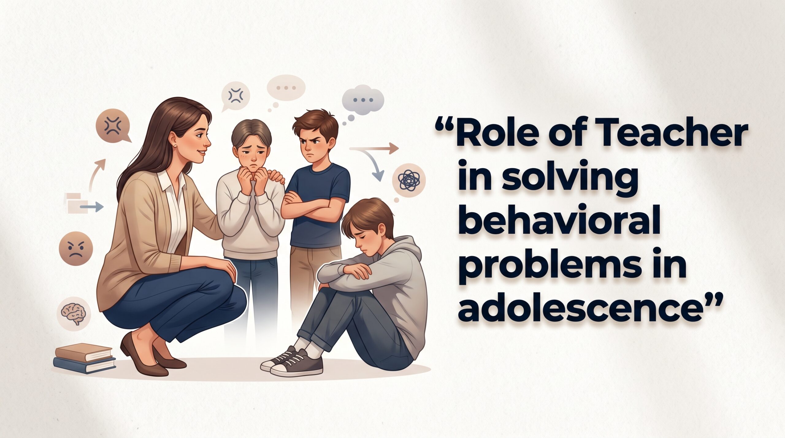 Role of Teachers in Dealing with Behavioral Problems in Adolescence.