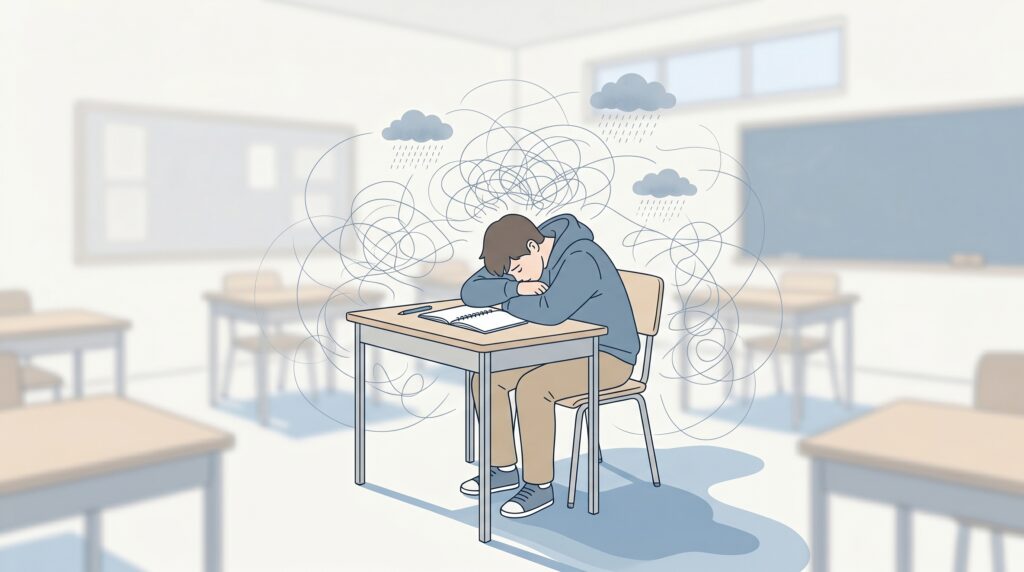Anxiety and depression can affect students mental health and academic performance.Adolescents may feel constant worry, sadness, or lack of interest in activities.