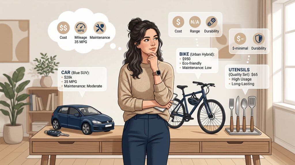knowledge about objects—for example, if I have to buy a car, then it is very important that I know about it. If not, then I will collect that knowledge from here and there.